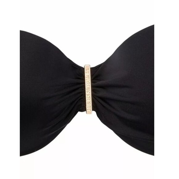 Nwt Victorias Secret Marilyn Ventanas Push Up Strapless Bandeau Bikini Top - Picture 5 of 5